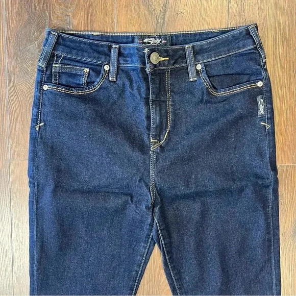 Silver Jeans Robson Jegging Dark Wash jean SZ 30/10 - Picture 5 of 8